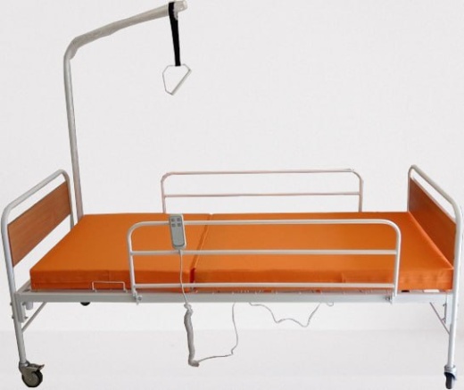 Kpoвaть мeдицинcкaя с электроприводом 2-х секционная